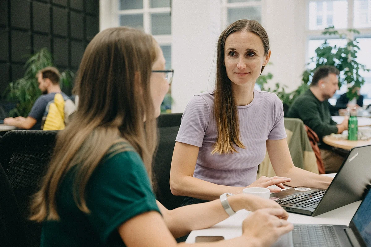 Impact Hub Praha coworking open space