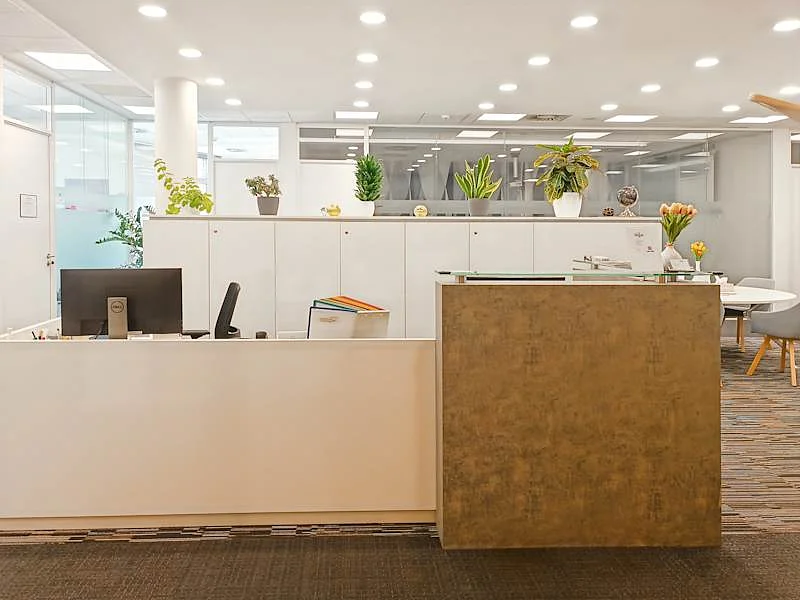 Reception area